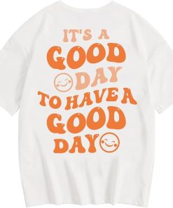 Girls' Graphic Short Sleeve Crewneck T-Shirt – Casual Summer Top – Cute Preppy Style