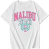 Oversized Graphic T-Shirt for Girls – Preppy Aesthetic Casual Summer Top