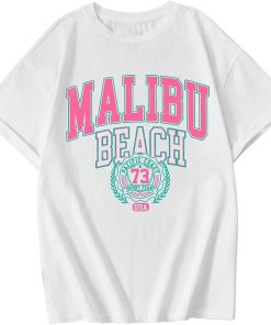 Oversized Graphic T-Shirt for Girls – Preppy Aesthetic Casual Summer Top