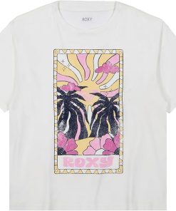 Girls' Oversized Short Sleeve Logo T-Shirt, Crew Neck, Soft & Comfortable